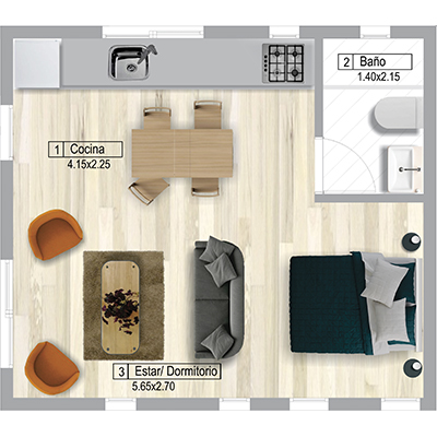 Monoambiente Monoambiente